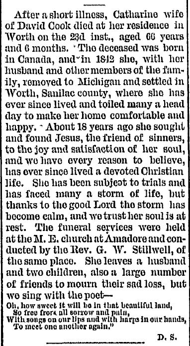 Catherine (Hebner) Cook
Obituary