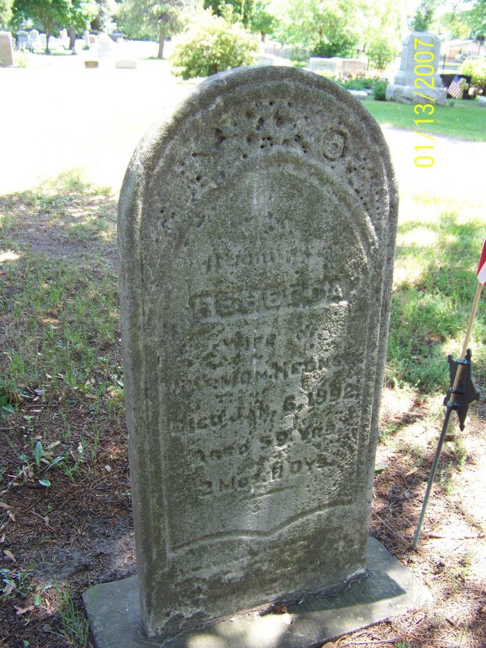 Rebecca (Lock) Hebner
Elmwood Cemetery, Yale, Michigan
