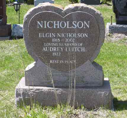 Elgin Nicholson
Queensville Cemetery
Queensville, Ontario