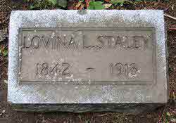 Lovina Staley
Oakhill Cemetery
Battle Creek, Michigan