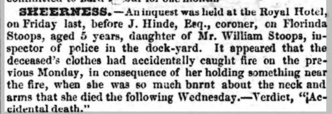 Florinda Stoops
Newspaper Article